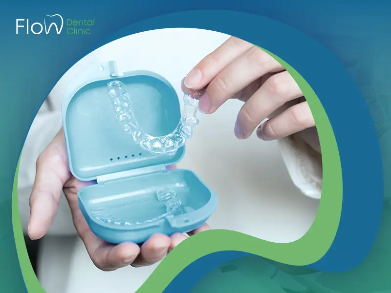 مثبت الأسنان بعد التقويم